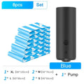 Portable Electric Vacuum Pump & Storage Bags Set